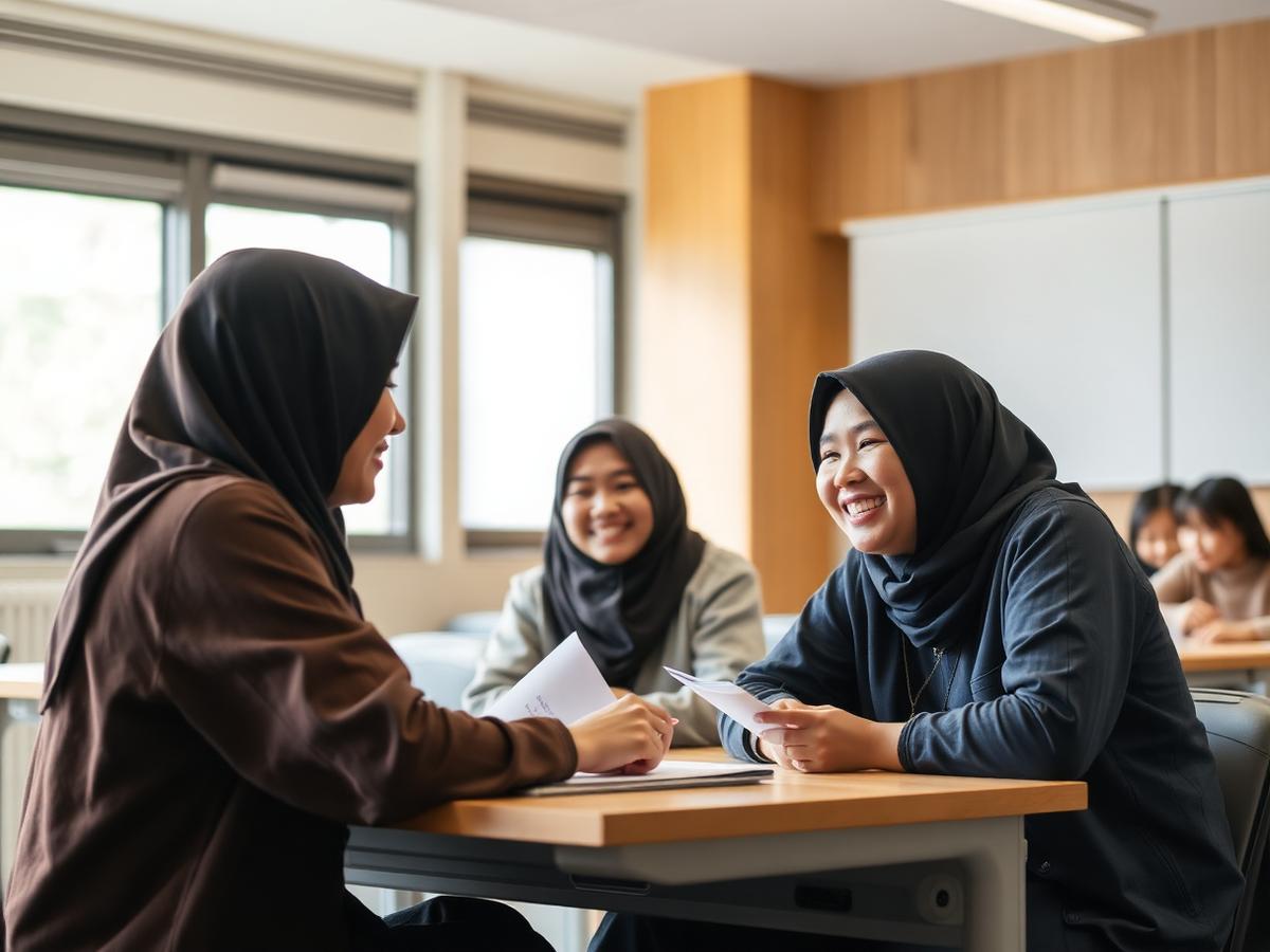 Kelas percakapan dengan sensei Yamamoto.