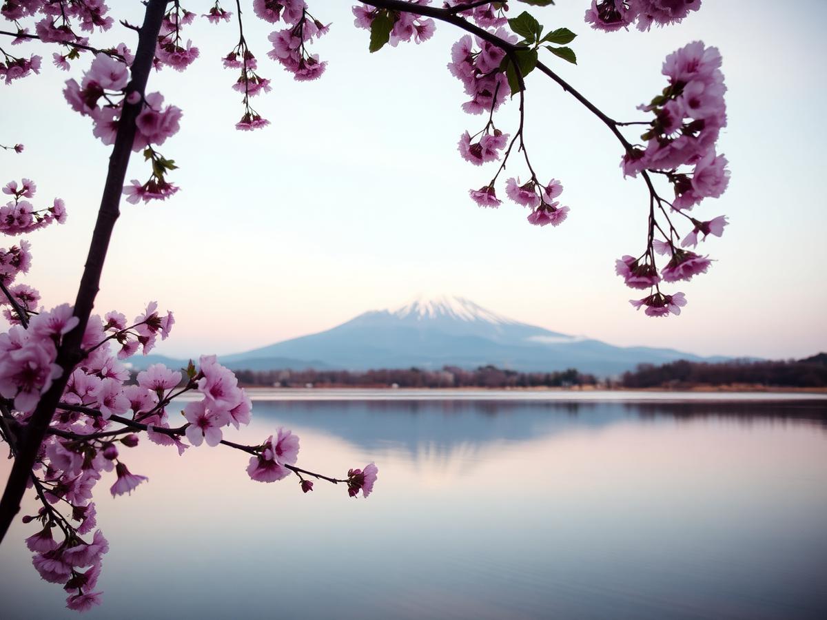 Hanami pertama untuk alumni di Yamanashi.
